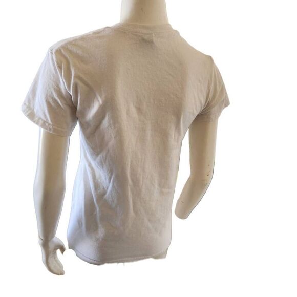 Other chicks Gildan small 100% cotton white T-shirt white graphic tee - Picture 2 of 5